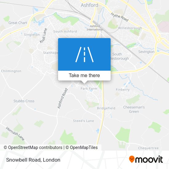 Snowbell Road map