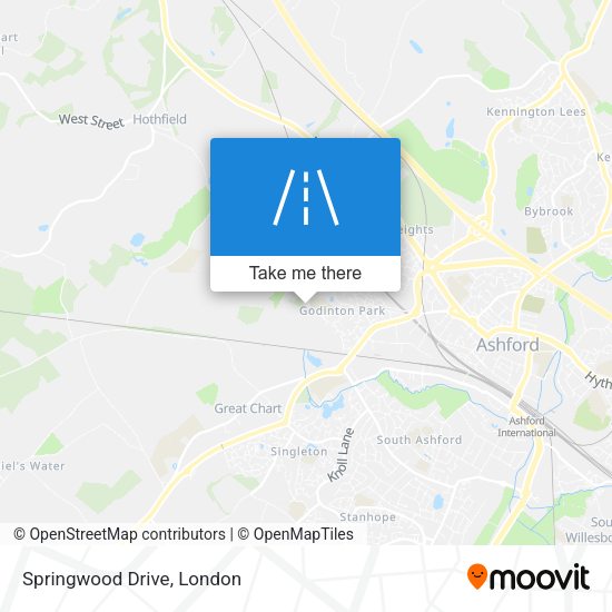 Springwood Drive map