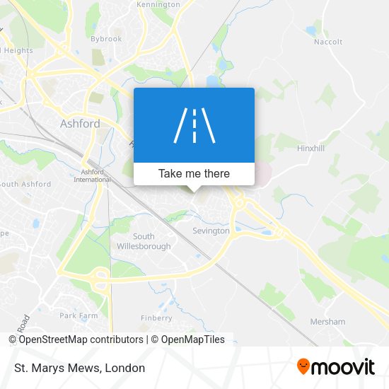 St. Marys Mews map