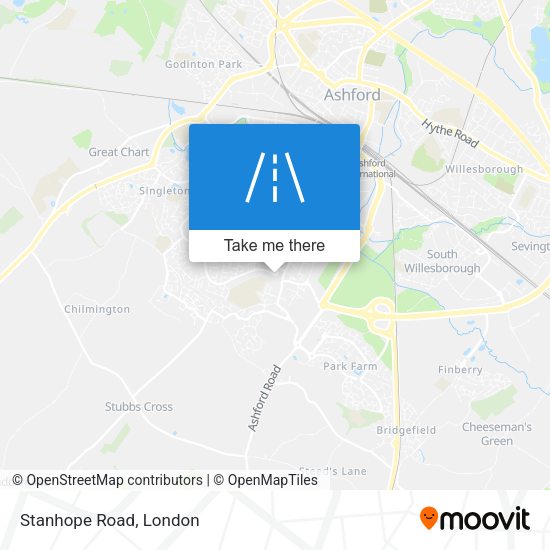 Stanhope Road map