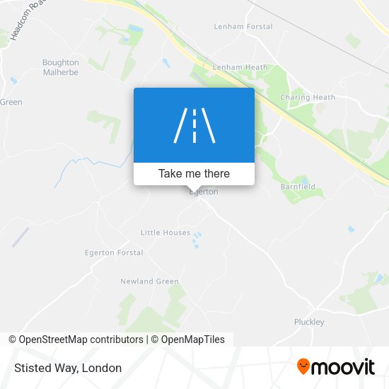 Stisted Way map