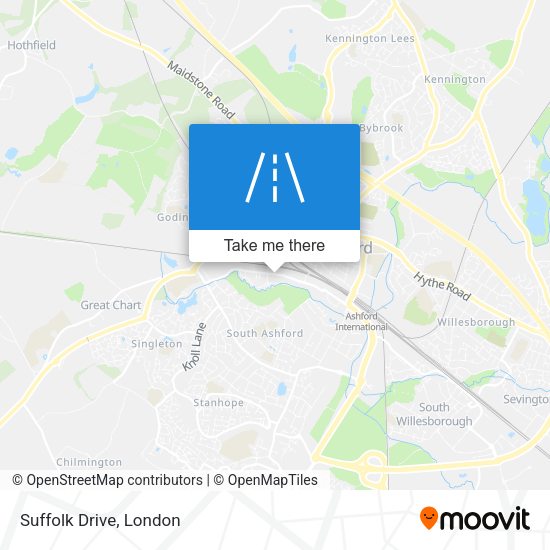 Suffolk Drive map