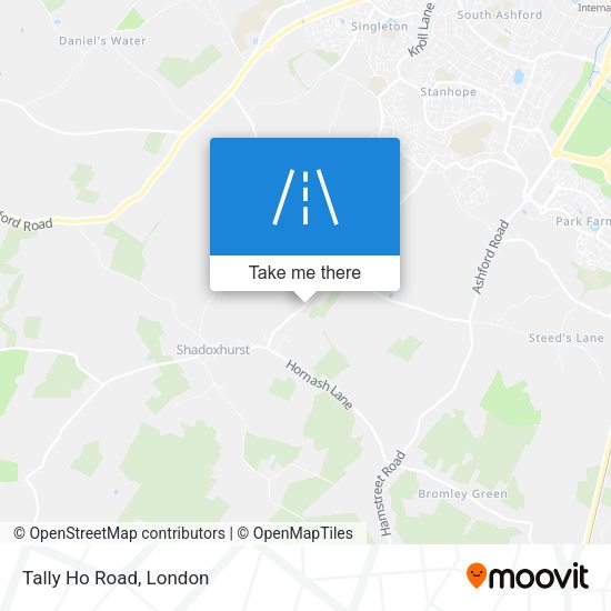Tally Ho Road map