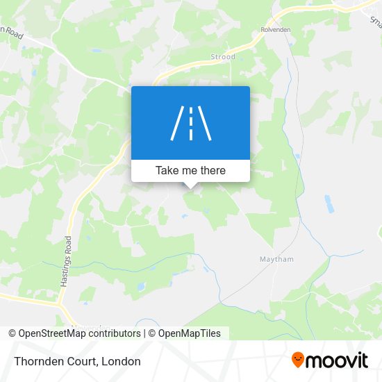 Thornden Court map