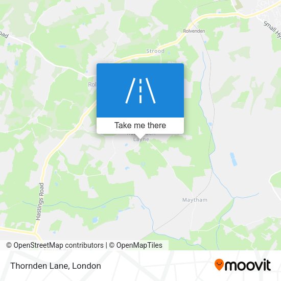 Thornden Lane map