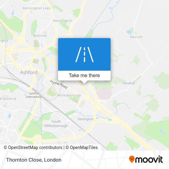Thornton Close map