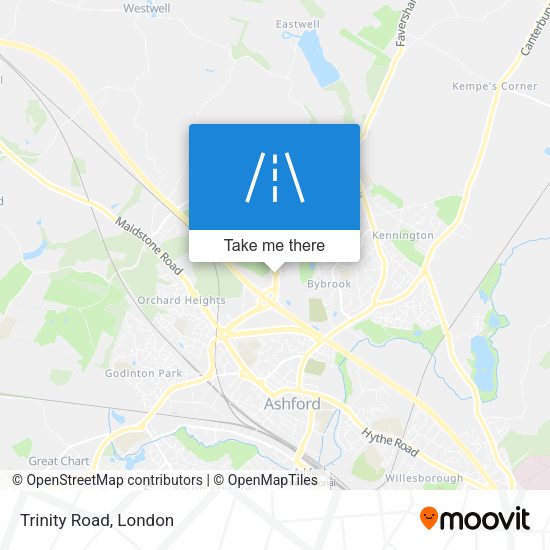 Trinity Road map
