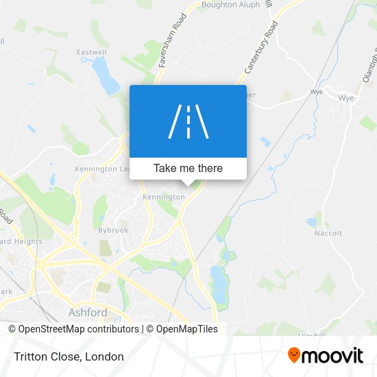 Tritton Close map