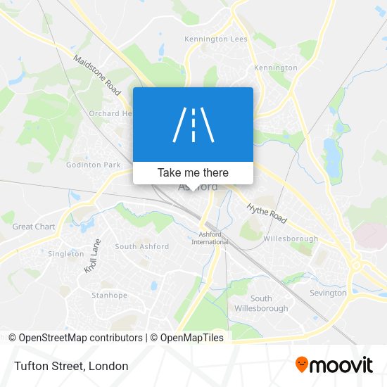 Tufton Street map