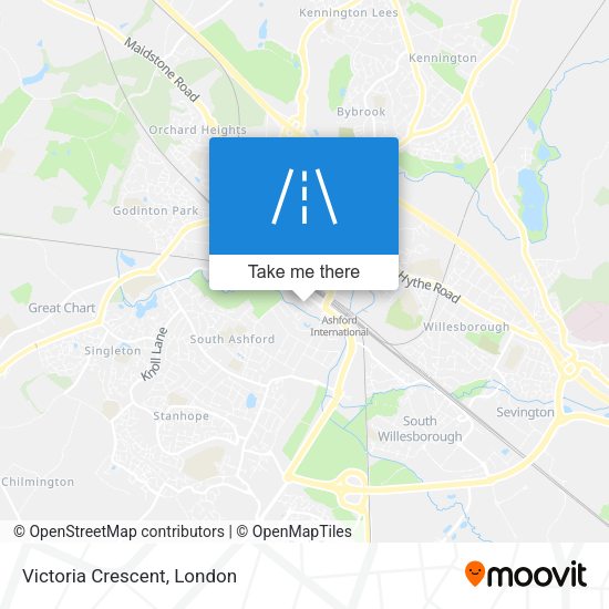 Victoria Crescent map
