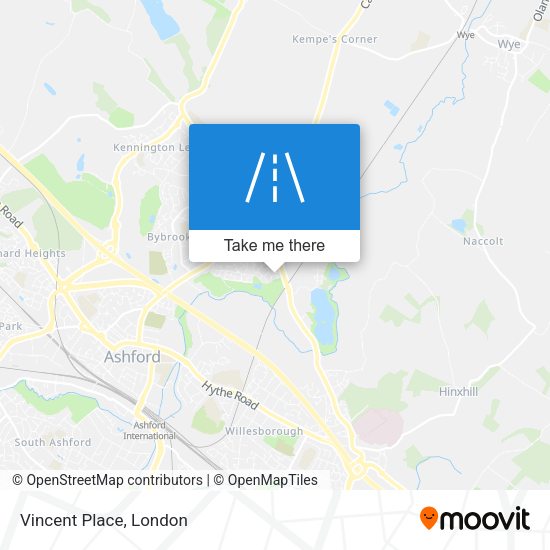 Vincent Place map