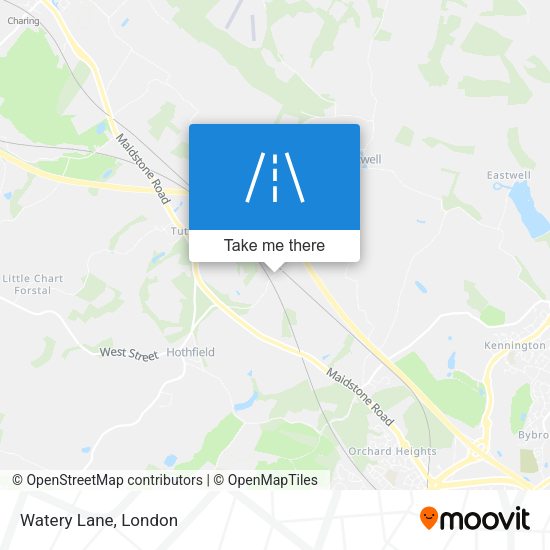 Watery Lane map