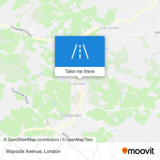 Wayside Avenue map