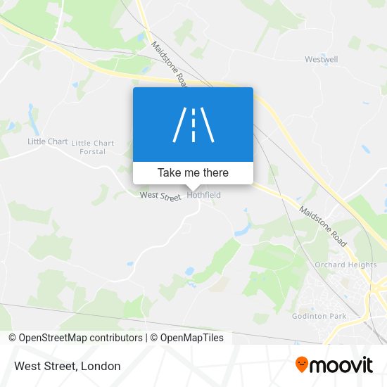 West Street map