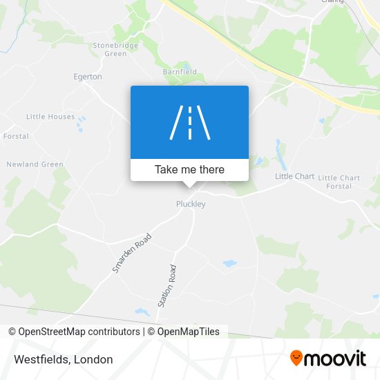 Westfields map