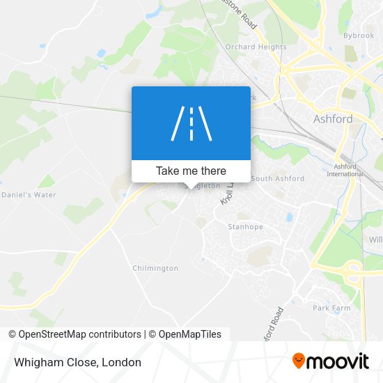 Whigham Close map