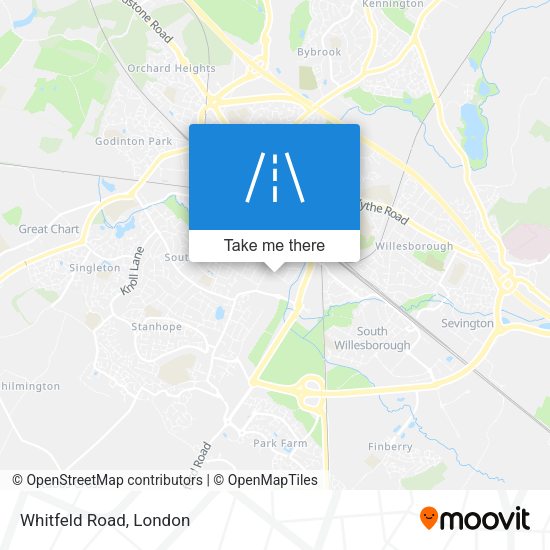 Whitfeld Road map