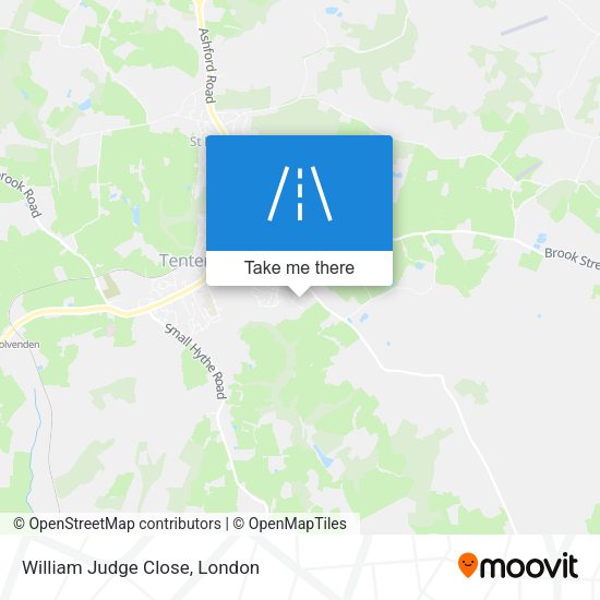 William Judge Close map