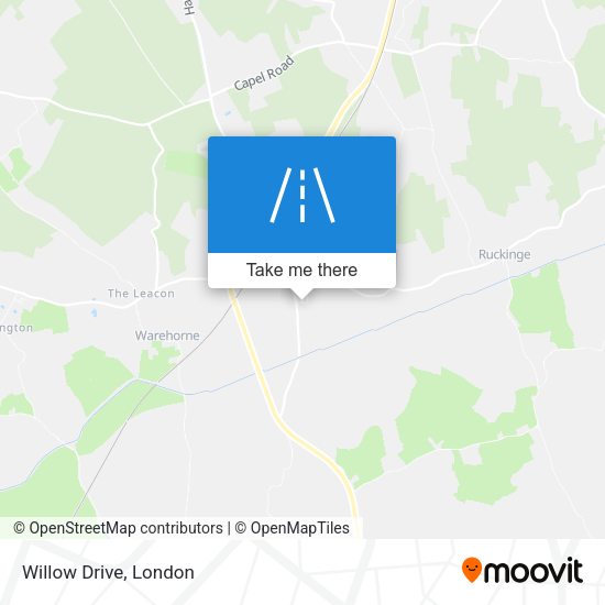 Willow Drive map