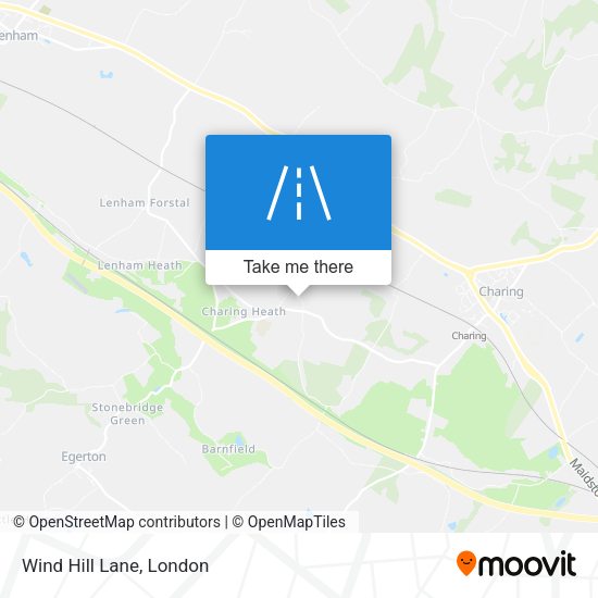 Wind Hill Lane map
