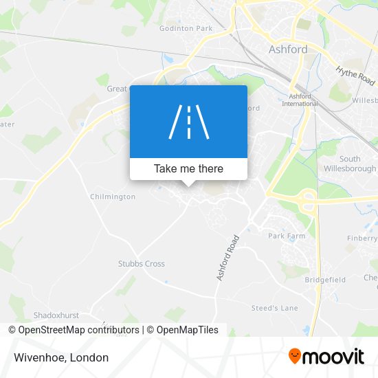 Wivenhoe map
