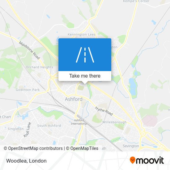 Woodlea map