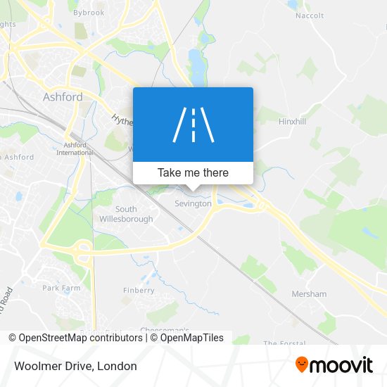 Woolmer Drive map