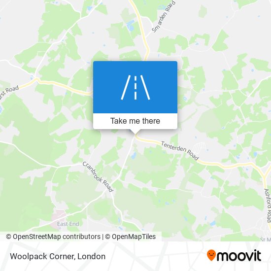 Woolpack Corner map