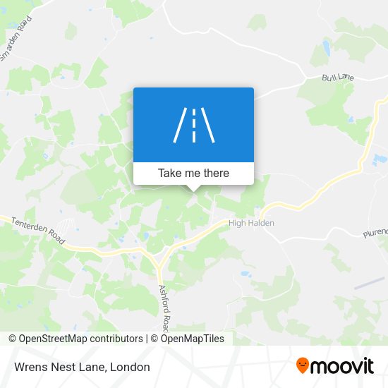 Wrens Nest Lane map