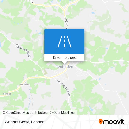 Wrights Close map