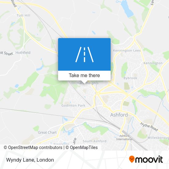 Wyndy Lane map