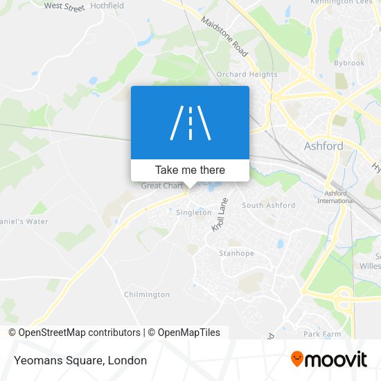 Yeomans Square map