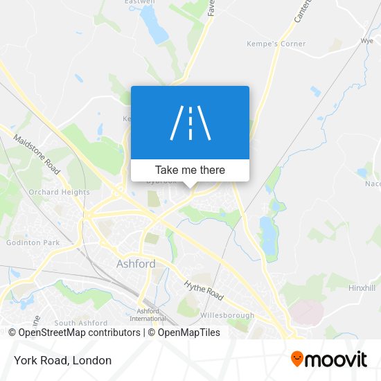 York Road map