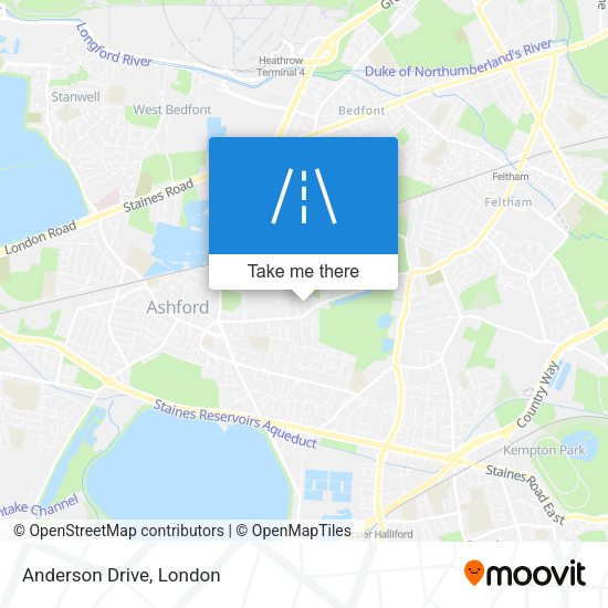 Anderson Drive map
