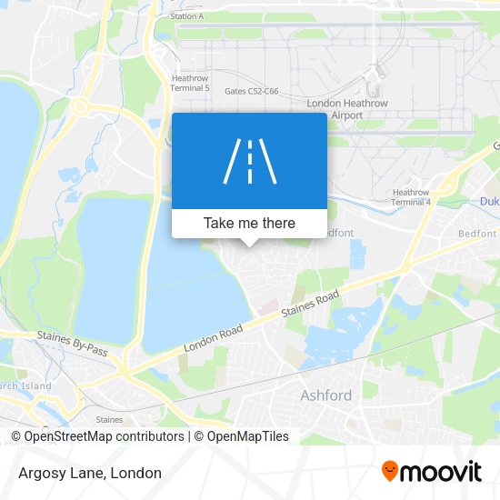 Argosy Lane map