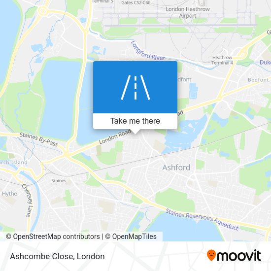 Ashcombe Close map