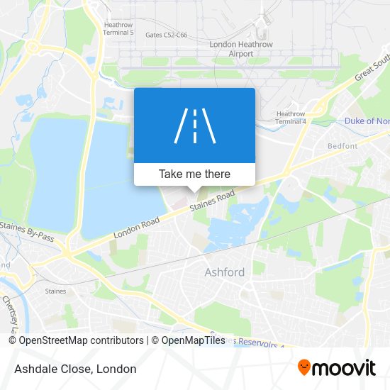 Ashdale Close map
