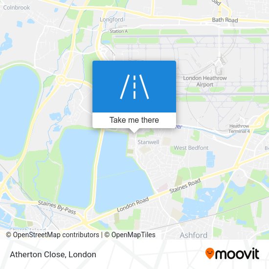 Atherton Close map