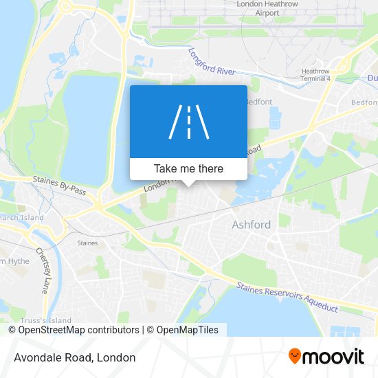 Avondale Road map
