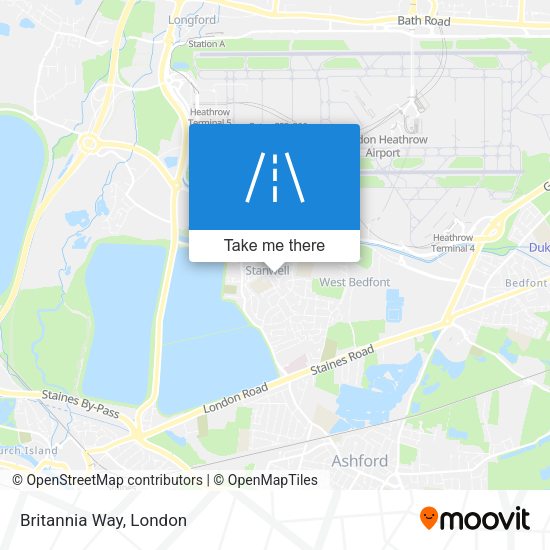 Britannia Way map