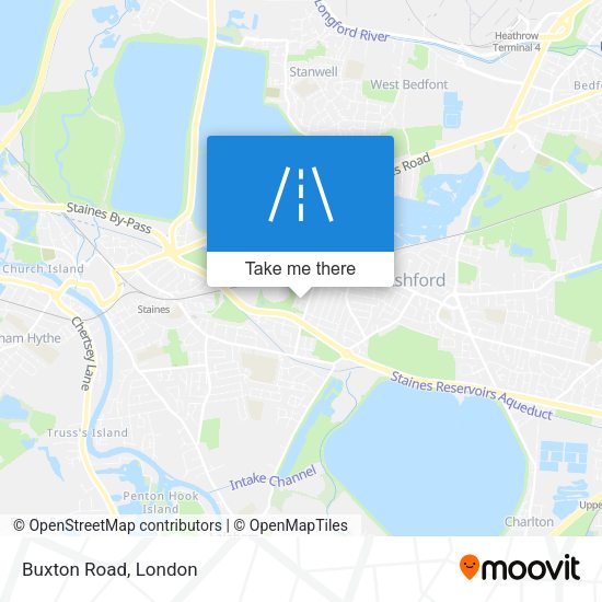 Buxton Road map