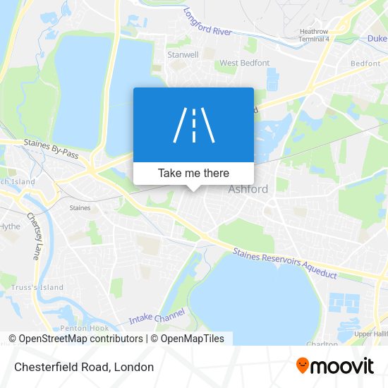 Chesterfield Road map