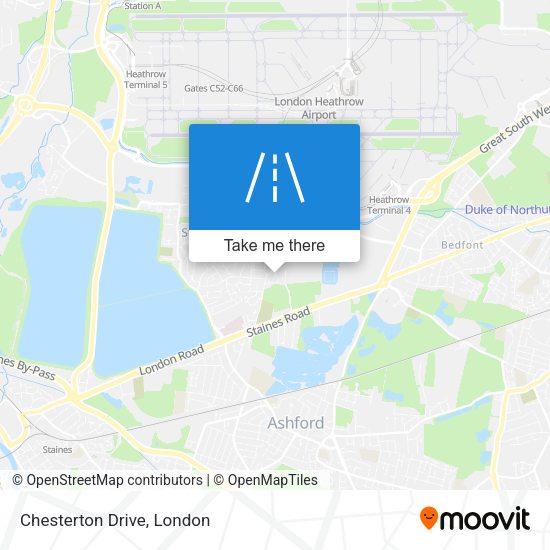 Chesterton Drive map