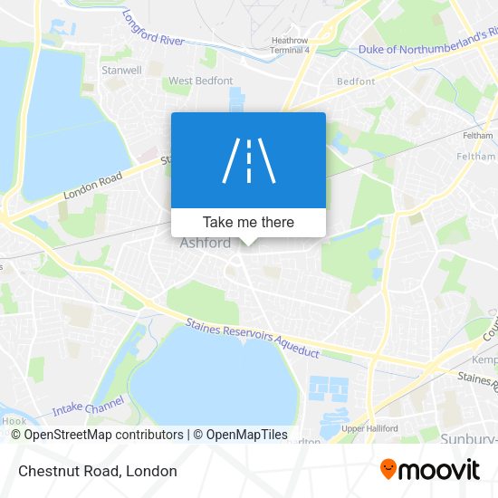 Chestnut Road map