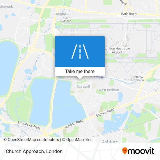 Church Approach map