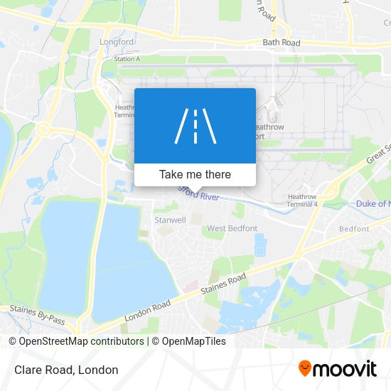 Clare Road map