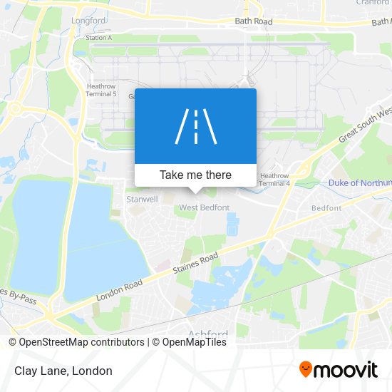 Clay Lane map