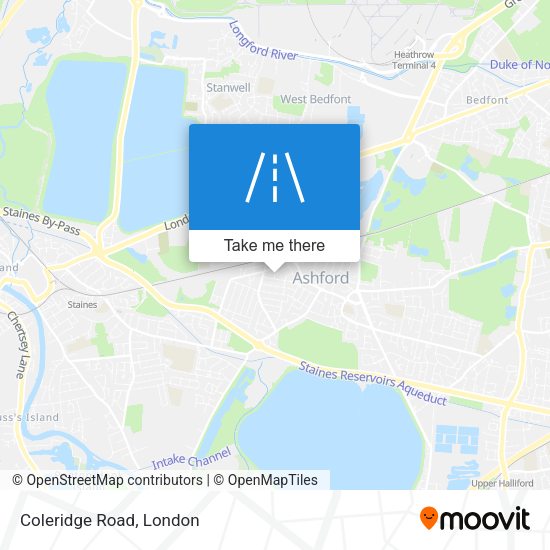 Coleridge Road map