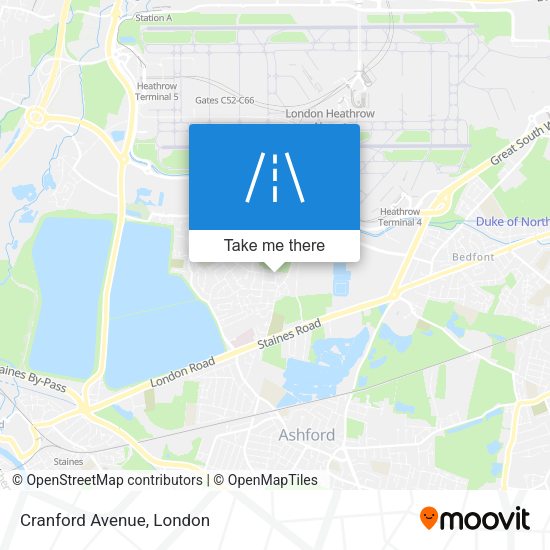 Cranford Avenue map