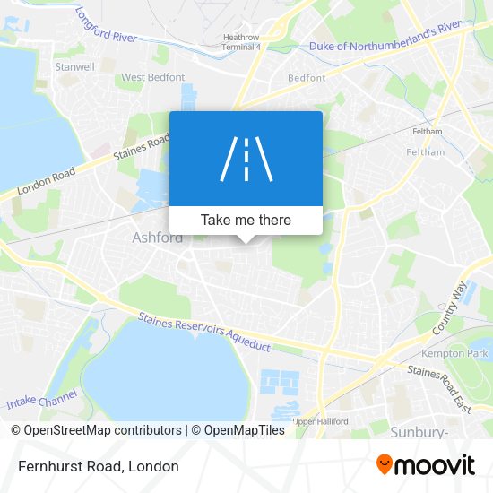 Fernhurst Road map